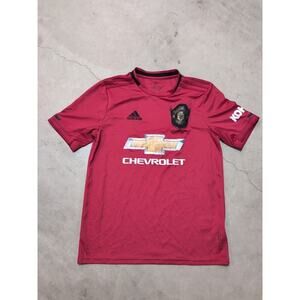 Manchester United 19/20 Youth XL Jersey DW4138 Red Home Treble Winners